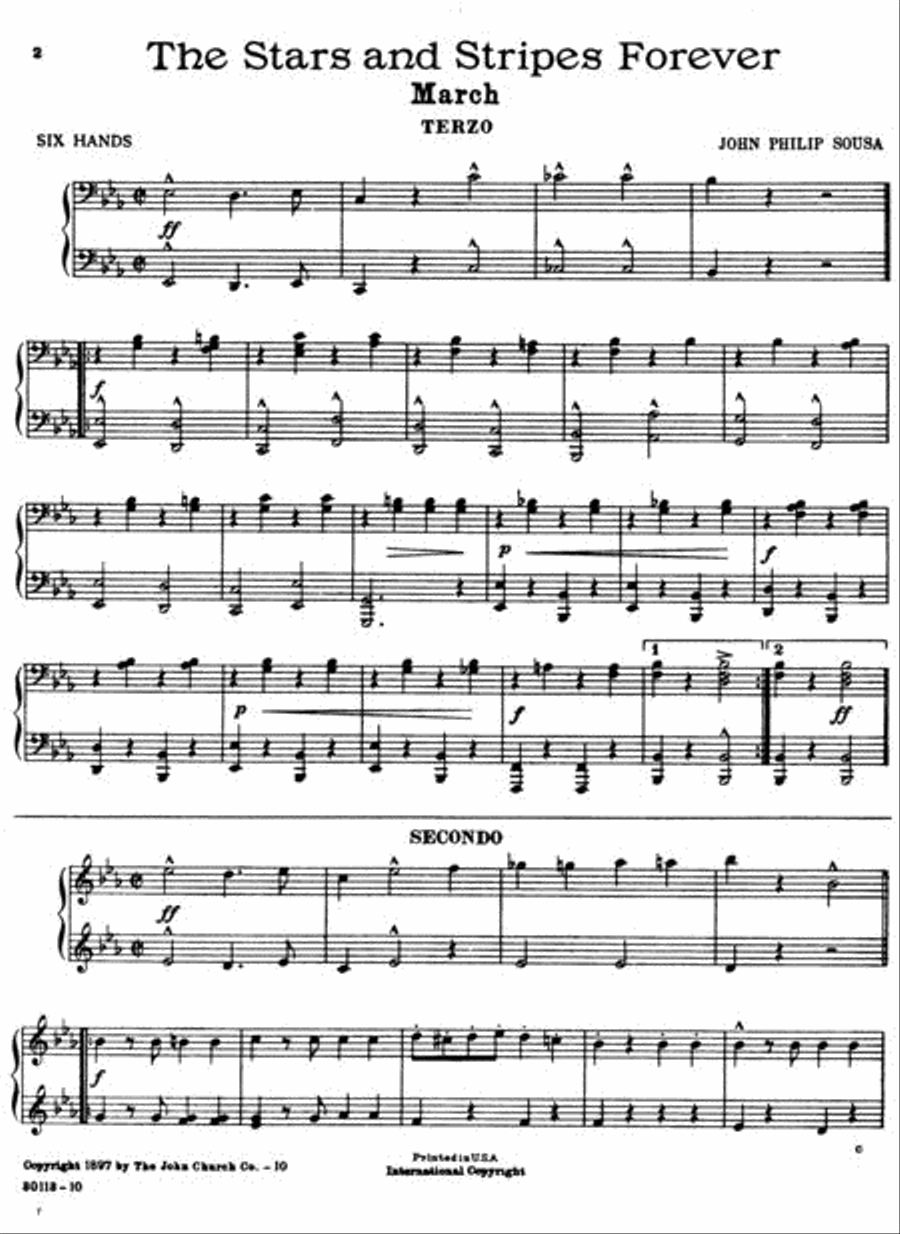 The Stars and Stripes Forever! The Stars and Stripes Forever! Chamber Music scores gallery preview page 2