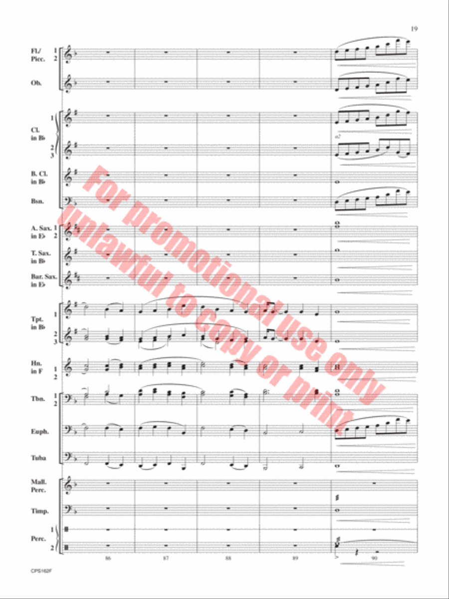 Julia Delaney's Reel Julia Delaney's Reel Concert Band scores gallery preview page 20