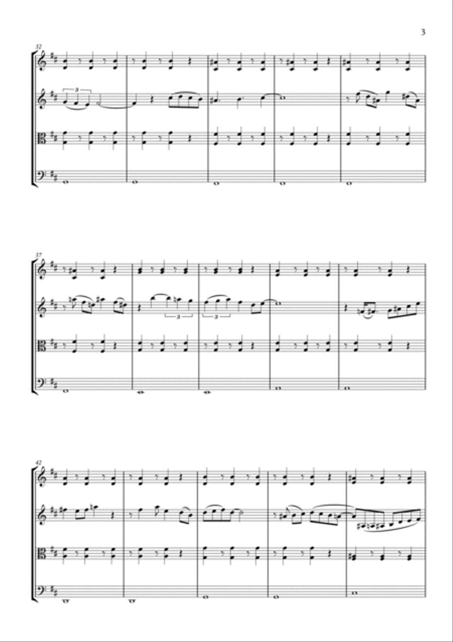Spain Spain String Quartet scores gallery preview page 3