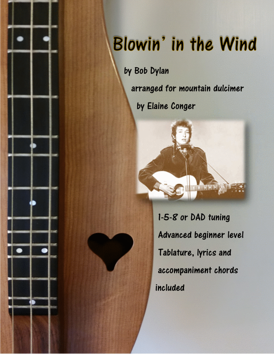 Blowin' In The Wind Blowin' In The Wind Dulcimer scores gallery preview page 1