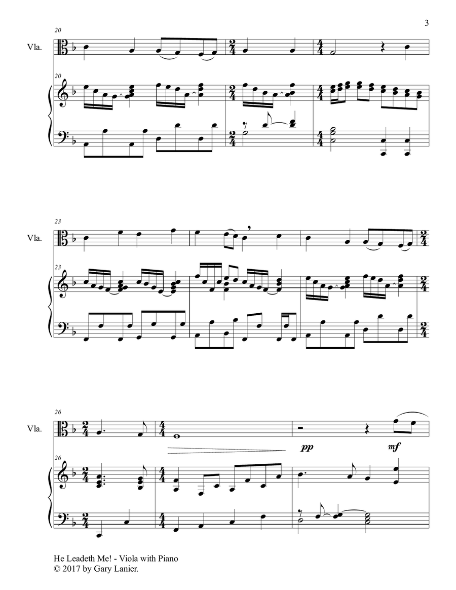 Gospel Hymns for Viola (Viola with Piano Accompaniment) Gospel Hymns for Viola (Viola with Piano Accompaniment) Viola scores gallery preview page 4