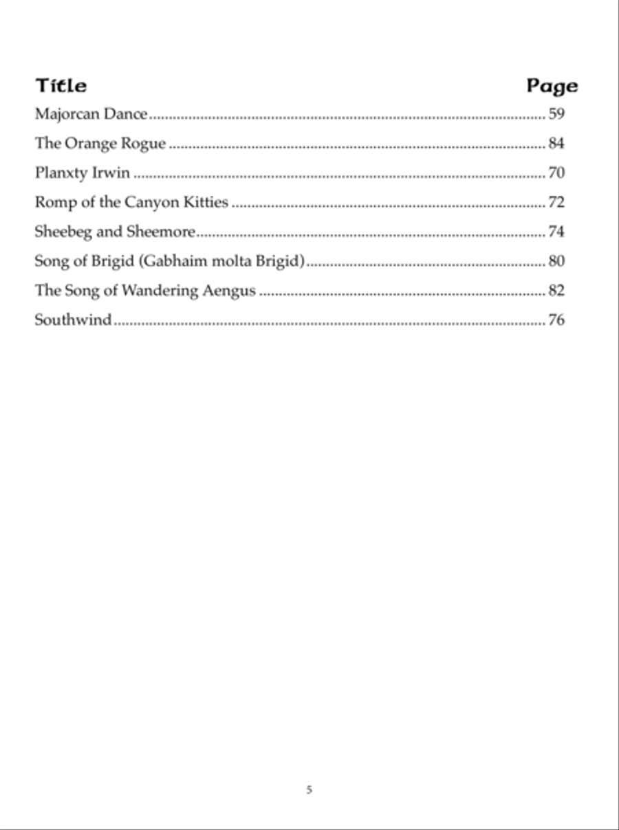 Dulcimer Muse Dulcimer scores gallery preview page 6