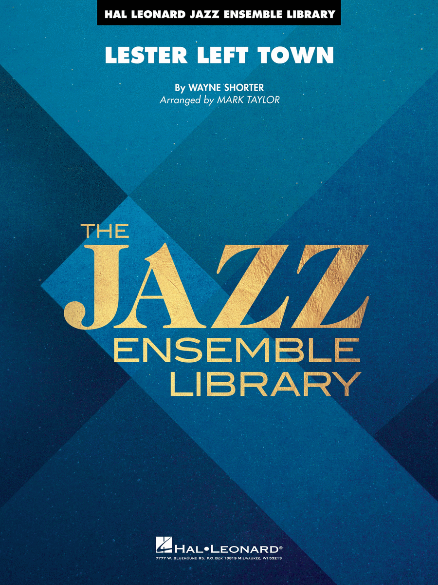 Lester Left Town Jazz Ensemble scores gallery preview page 1
