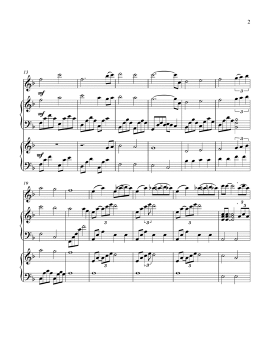 Can't Help Falling In Love Can't Help Falling In Love Flute scores gallery preview page 3