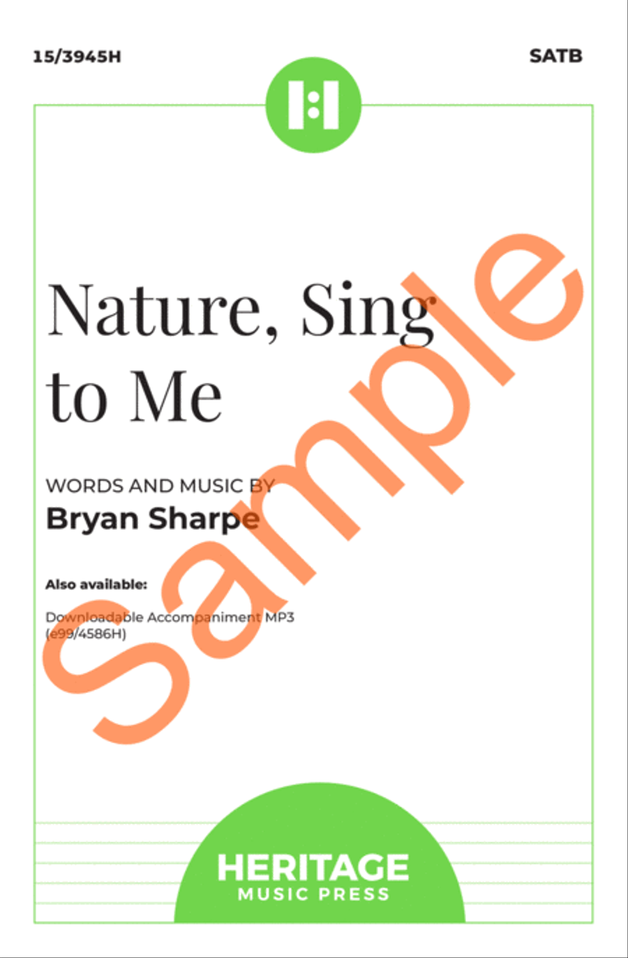 Nature, Sing to Me 4-Part scores gallery preview page 2