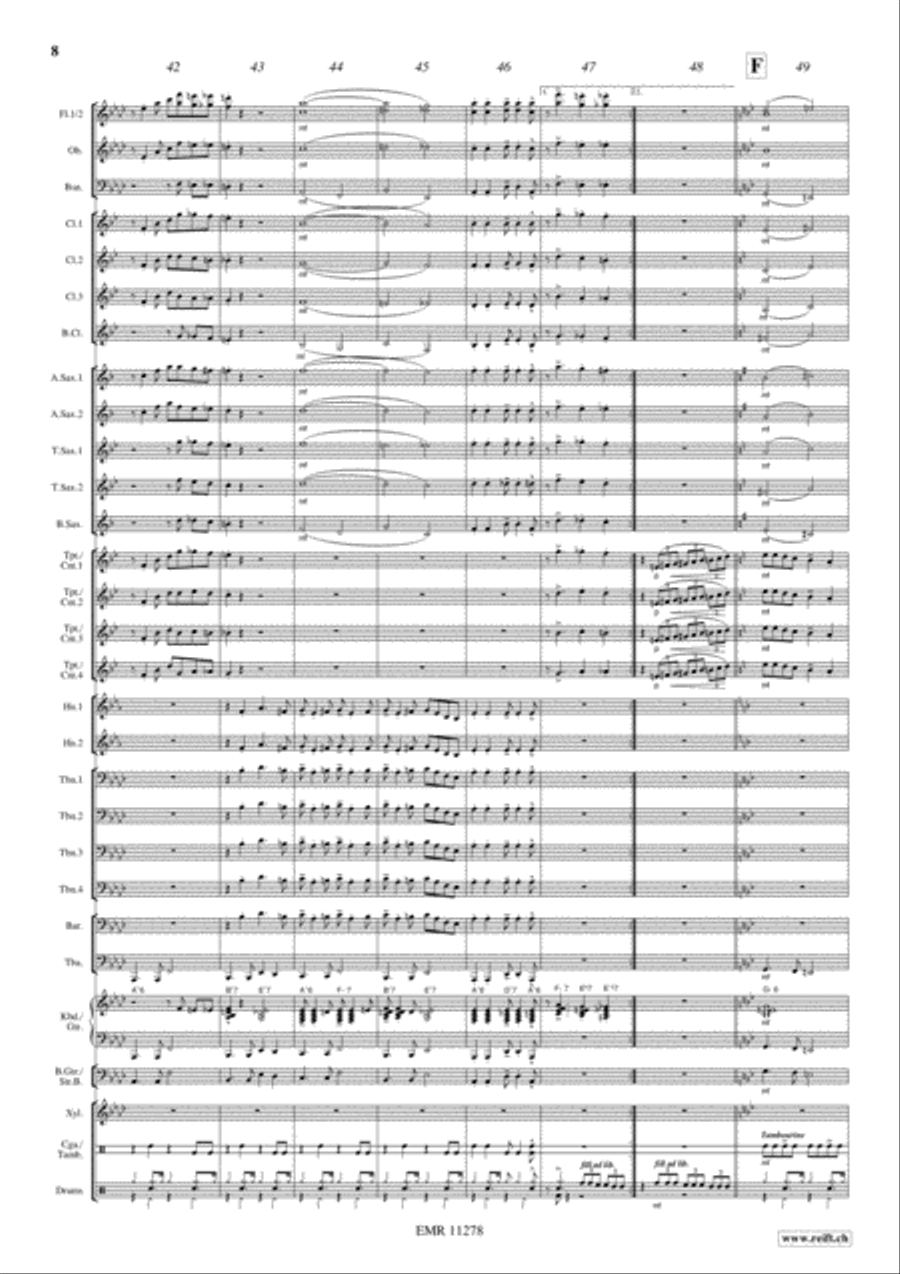 Mah Na Mah Na Concert Band scores gallery preview page 9