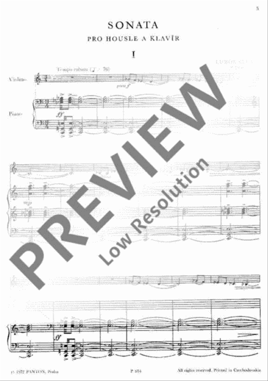 Sonata Sonata Violin Solo scores gallery preview page 4