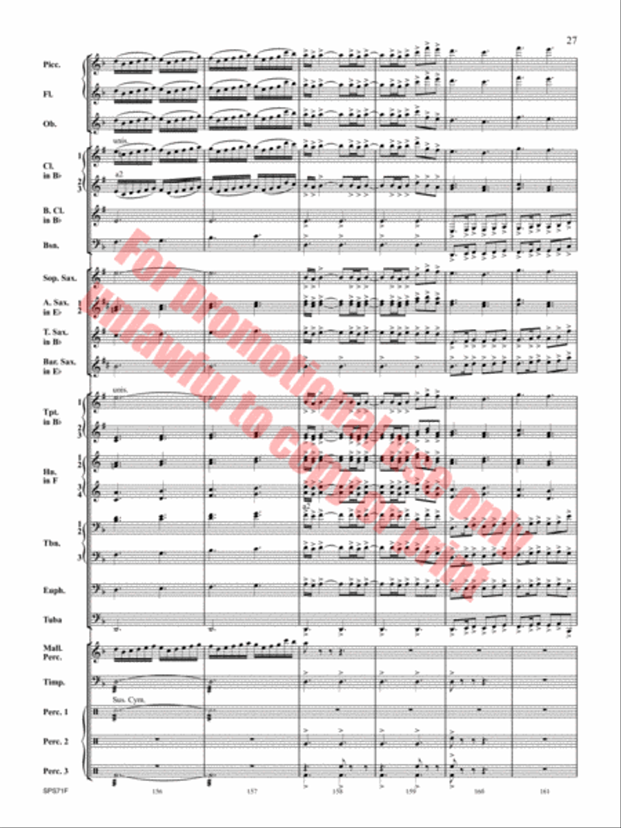 Nordanvind Concert Band scores gallery preview page 28