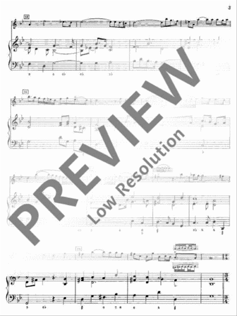 Sonata in G minor Sonata in G minor Flute scores gallery preview page 4
