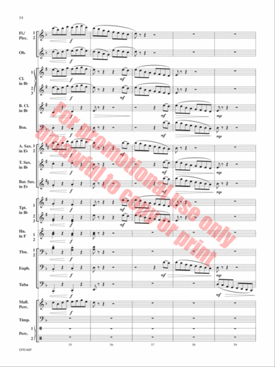 Julia Delaney's Reel Concert Band scores gallery preview page 15