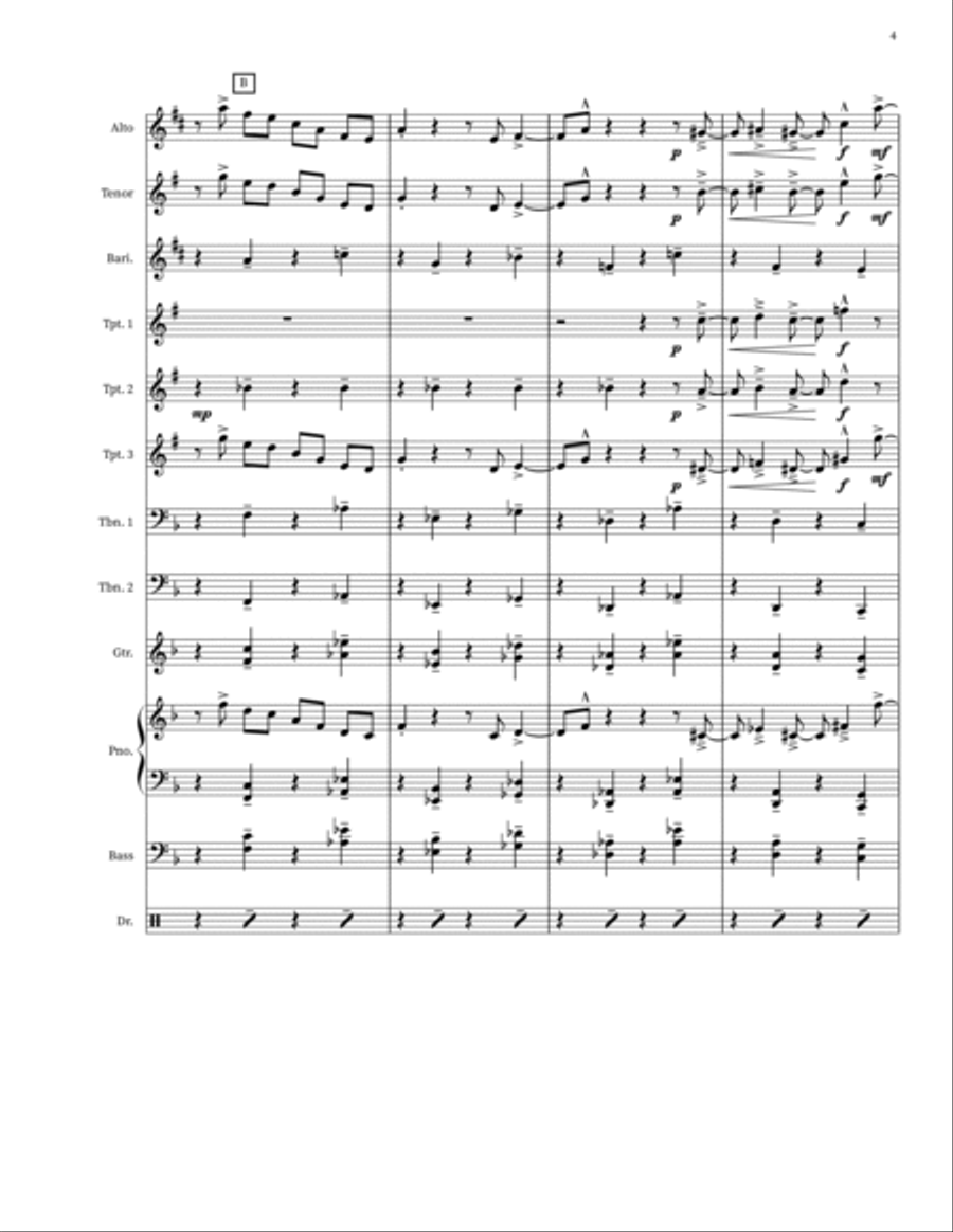 I Mean You I Mean You Jazz Ensemble scores gallery preview page 4