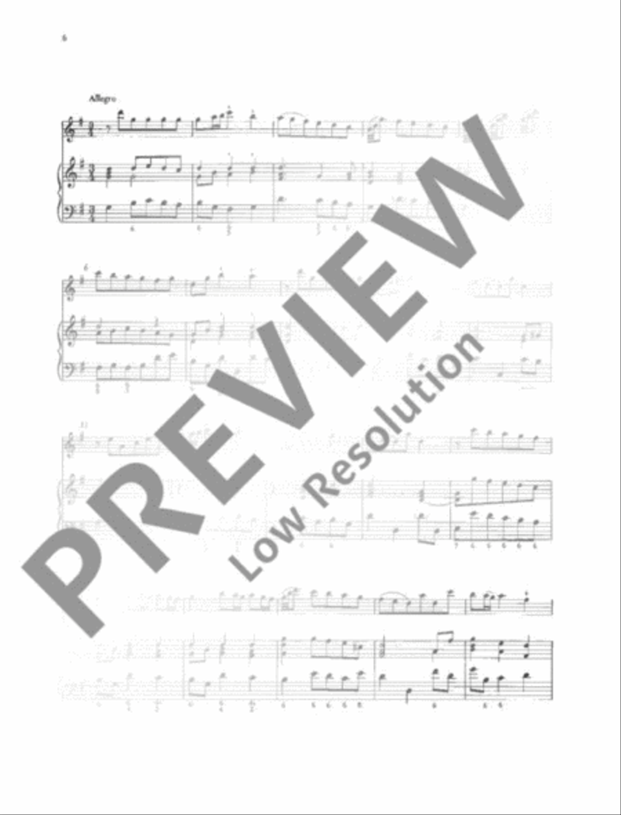 Methodical sonatas Alto Recorder scores gallery preview page 7