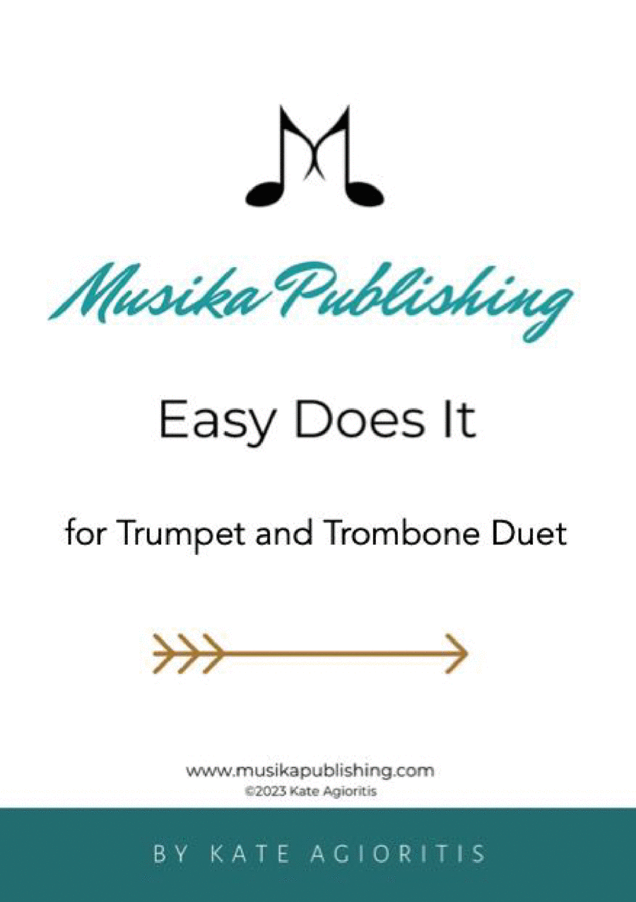 Easy Does It - Jazz Duet for Trumpet and Trombone Easy Does It - Jazz Duet for Trumpet and Trombone Brass Duet scores gallery preview page 1