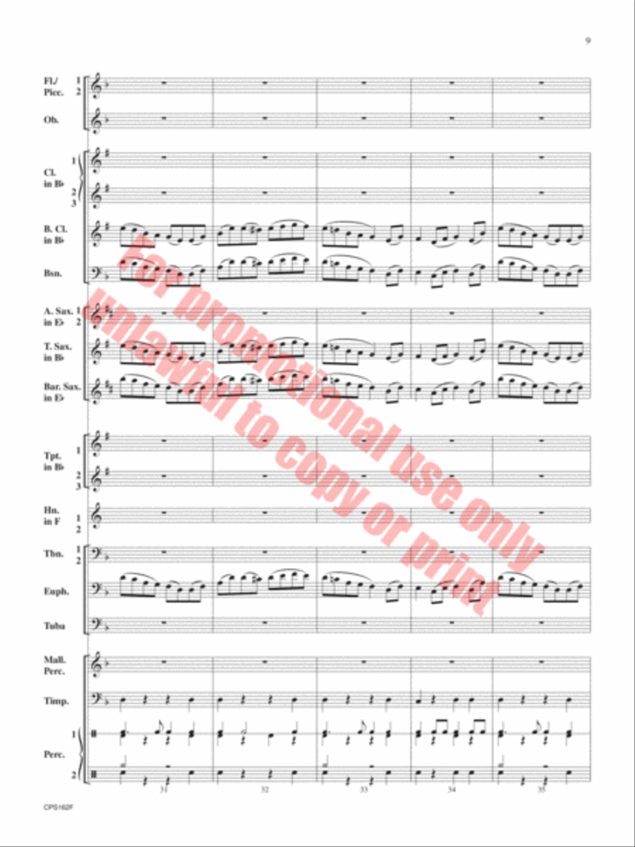 Julia Delaney's Reel Concert Band scores gallery preview page 10