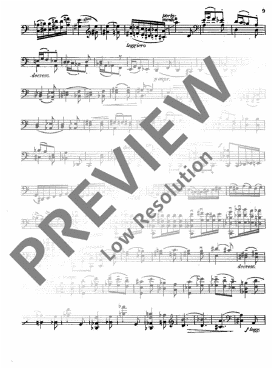 Sonata Cello scores gallery preview page 10
