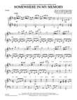 Somewhere In My Memory (from Home Alone) - Piano