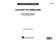 Lullaby Of Birdland - Conductor Score (Full Score)