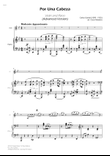 Por Una Cabeza - Violin and Piano - Advanced (Full Score)