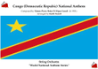 Congo (Democratic Repubic) National Anthem (Debout Kongolaise-Arise Congolese) for String Orchestra