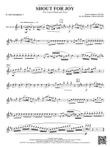 Shout for Joy - For Concert Band and Choir: 1st E-flat Alto Saxophone