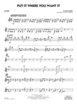Put It Where You Want It (arr. Mike Tomaro) - Guitar
