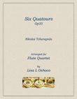 Six Quatours Op35 for Flute Quartet