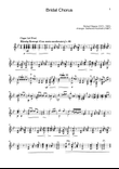 Bridal Chorus. R. Wagner - Arranged for Classical Guitar.