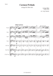 Carmen Prelude (Flute choir)